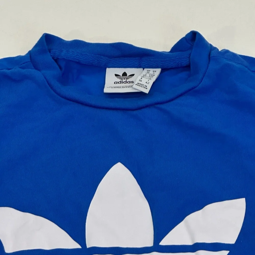 Adidas Men's Short‎ Sleeve Graphic Shirt, Blue, Size Small